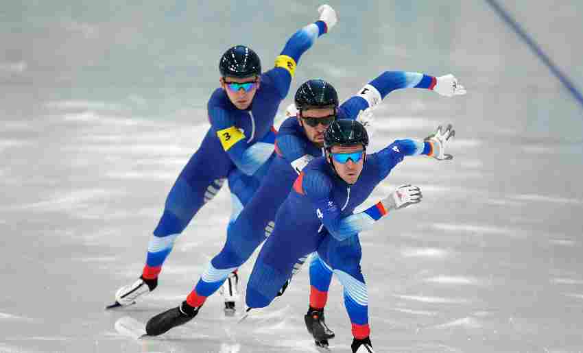 Russian speed skating team 