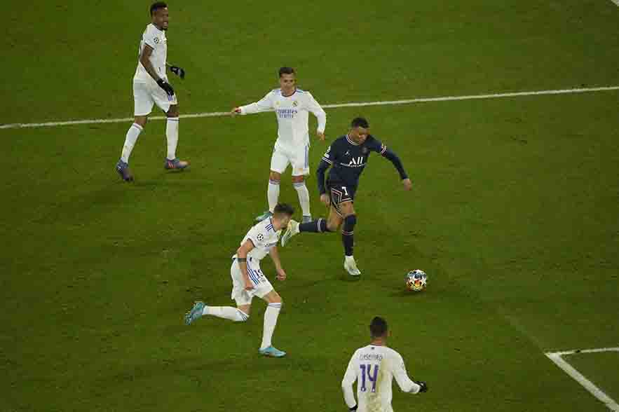 Mbappé, contra el Real Madrid en la Champions 