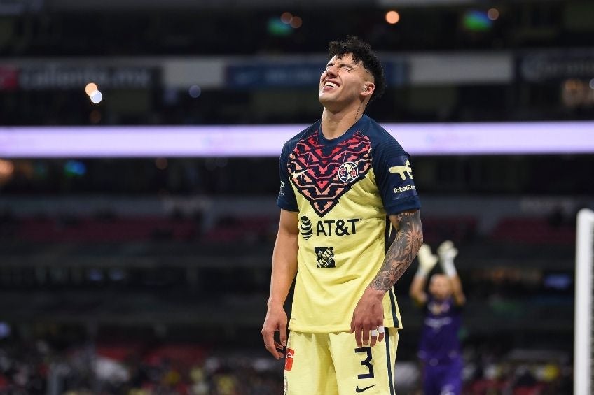 Jorge Sánchez durante un partido del América