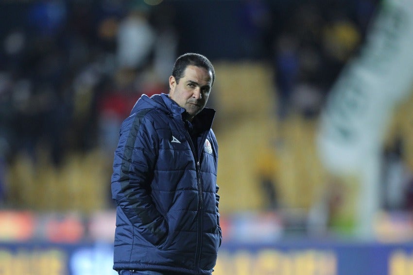 André Soares en el duelo entre Atlético de San Luis y Tigres