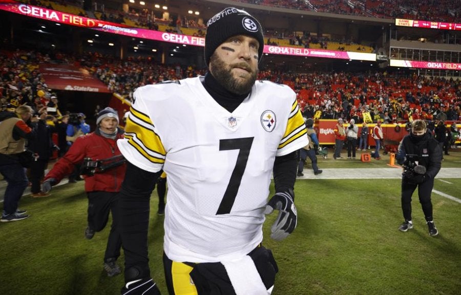 Ben Roethlisberger tras su último juego en NFL