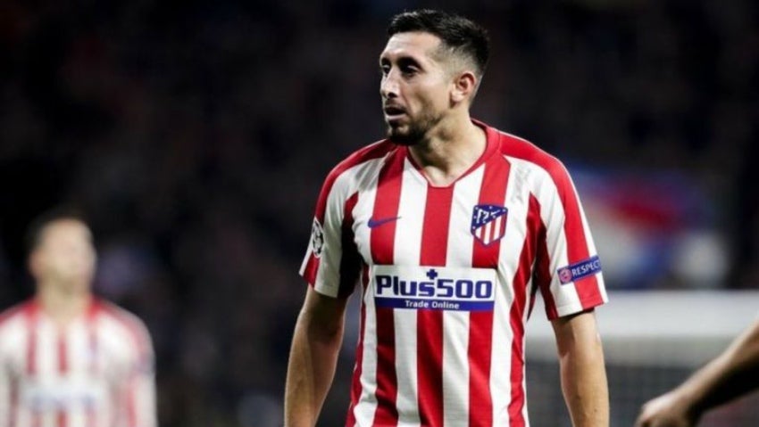 Héctor Herrera en un partido del Atlético de Madrid