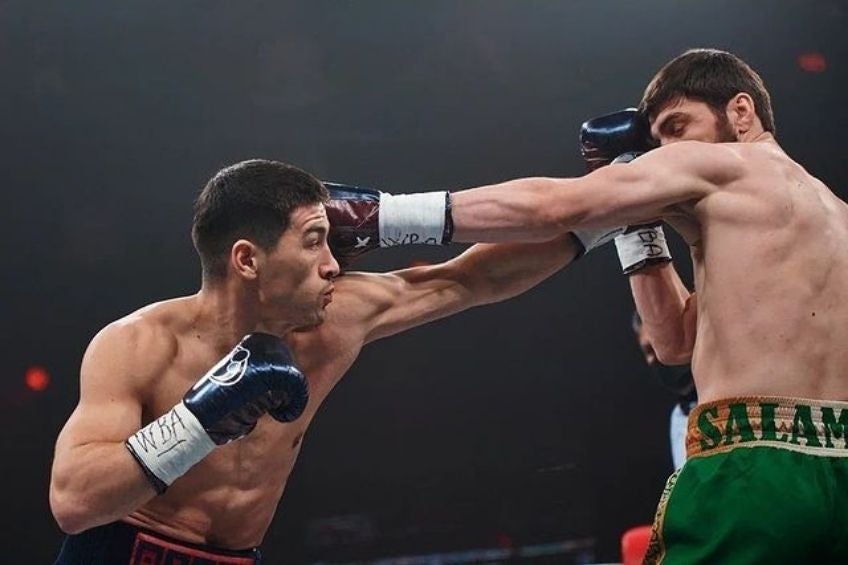 Bivol durante una pelea