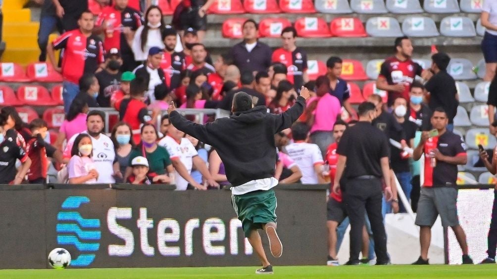 Incidentes en el Querétaro vs Atlas