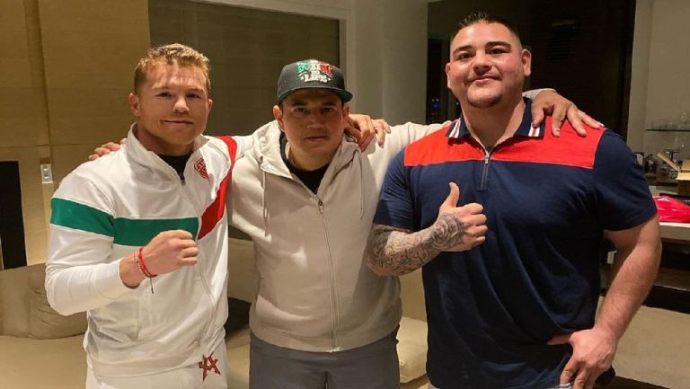 Canelo Álvarez, Eddy Reynoso y Andy Ruiz 