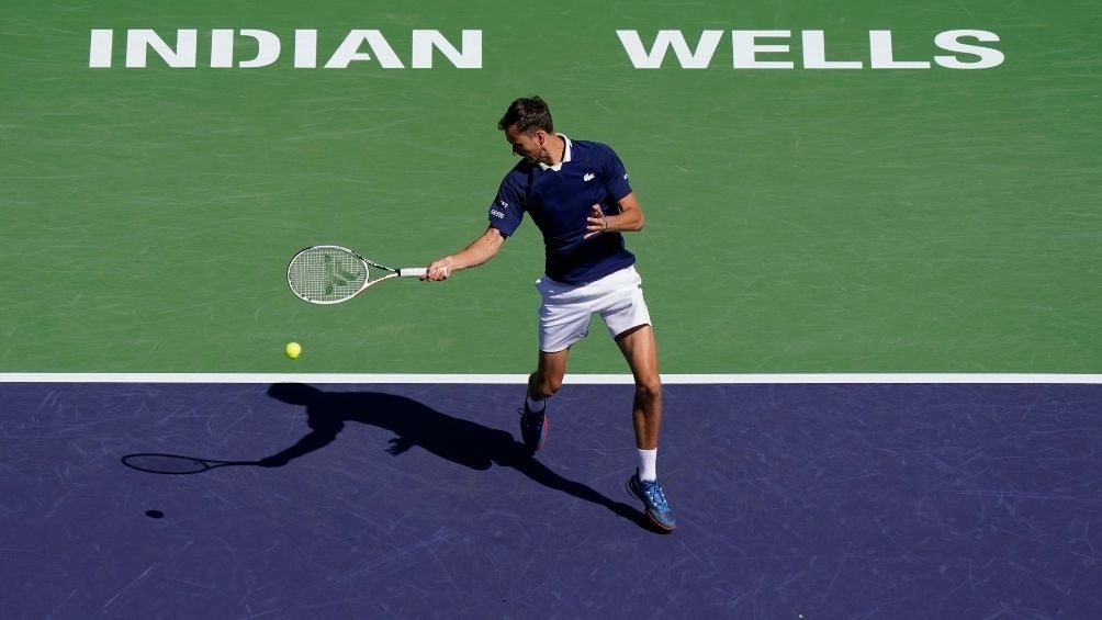 Medvedev en el Indian Wells