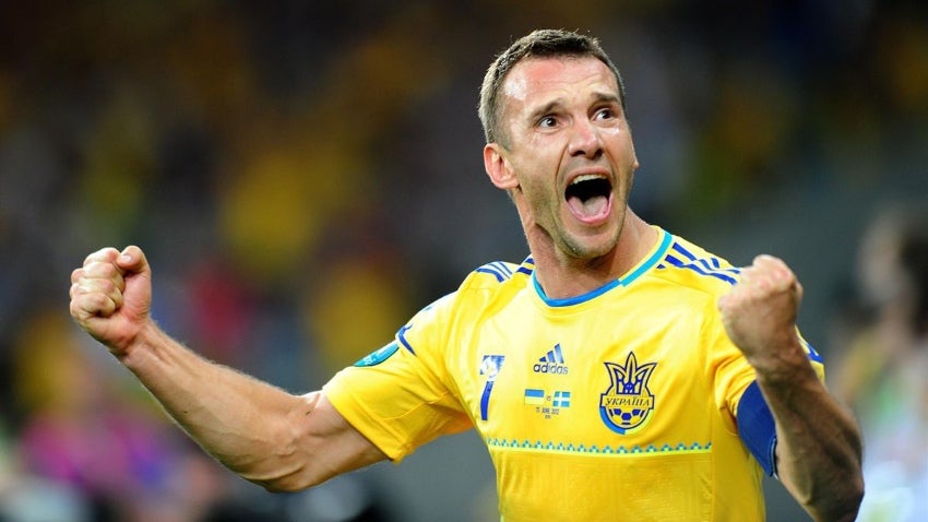 Andriy Shevchenko excapitán de Ucrania