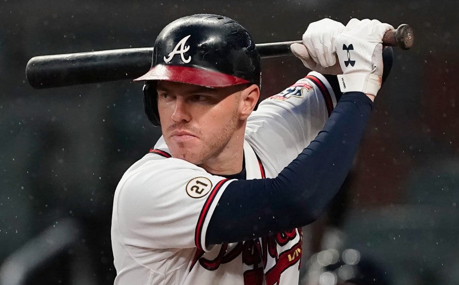 Freeman en juego con los Braves