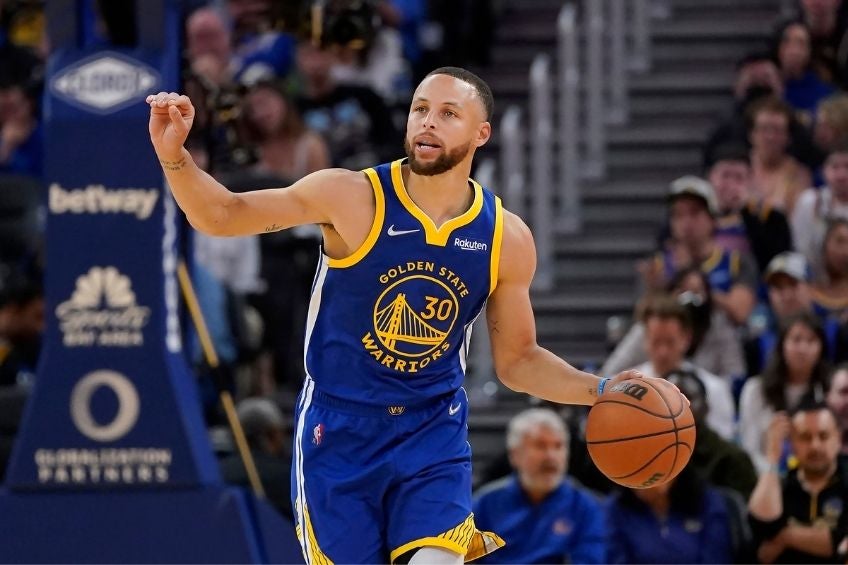 Stephen Curry durante un partido de Golden State