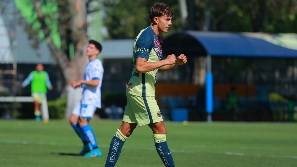 Gutiérrez en un partido con América 