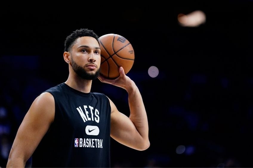 Ben Simmons previo a un partido