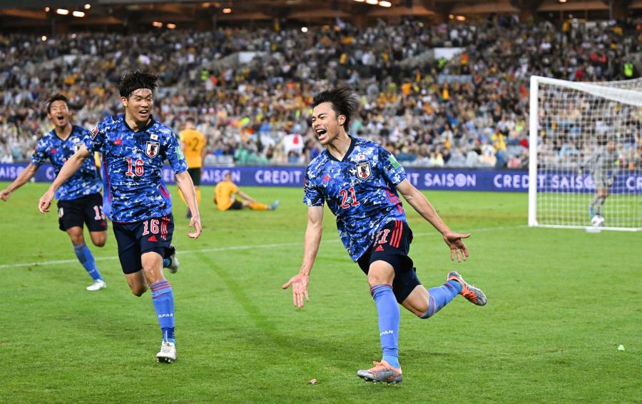 Kaoru Mitoma tras marcar ante Australia