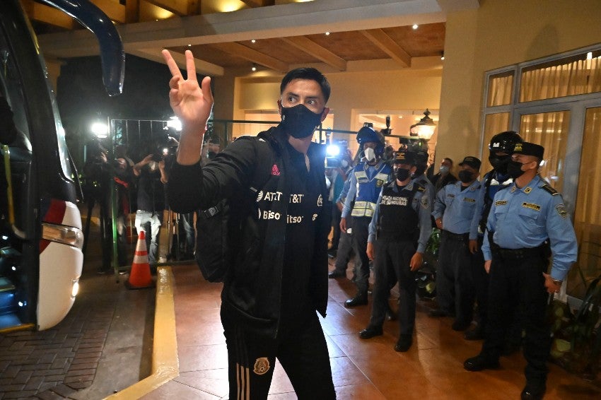 Alfredo Talavera llegando a Honduras 