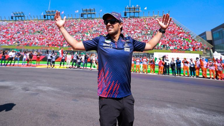 Sergio Pérez en el GP de México