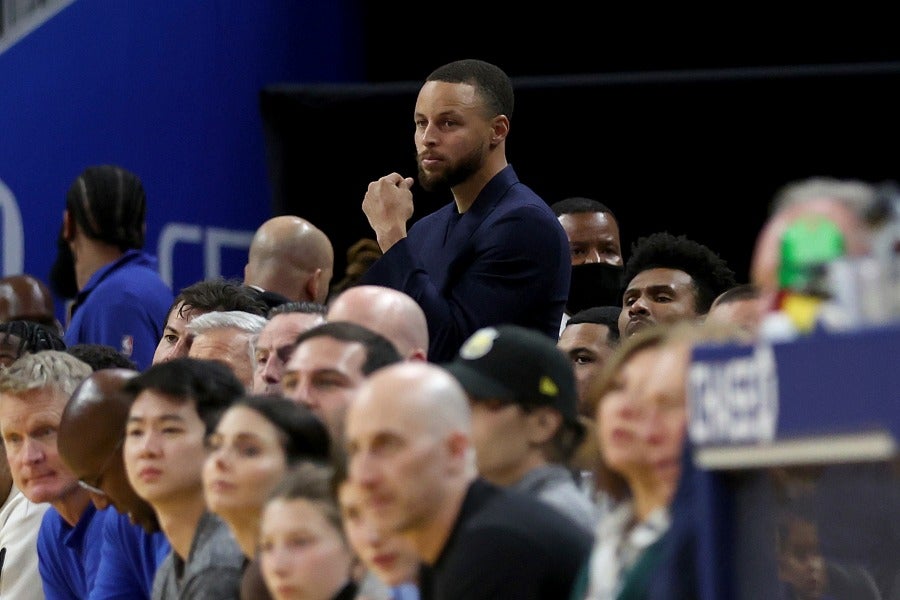 Stephen Curry en un evento