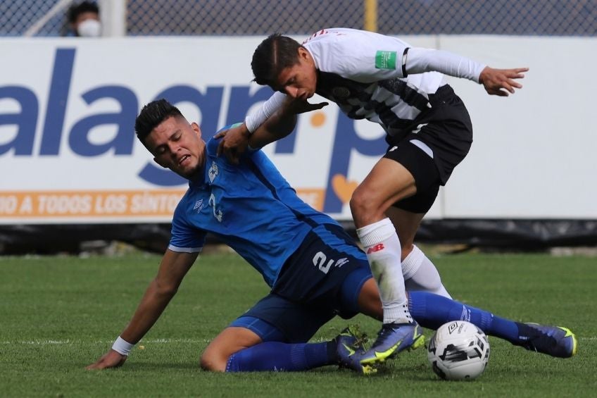 El Salvador en su juego vs Costa Rica