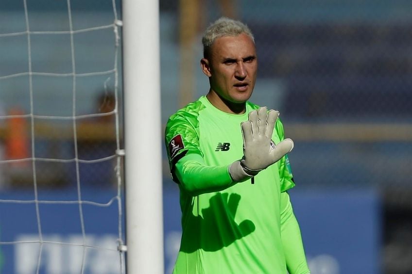 Keylor Navas durante un partido de Costa Rica