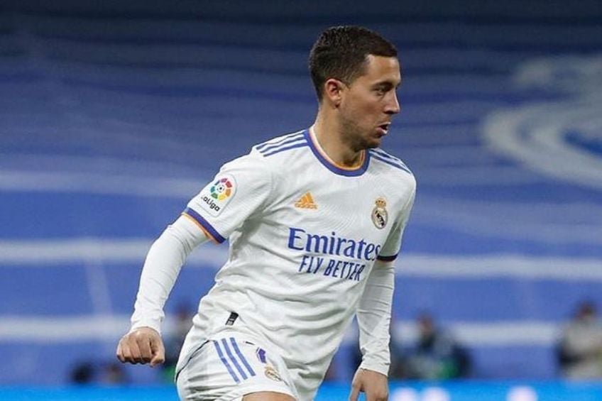 Eden Hazard durante un partido del Real Madrid