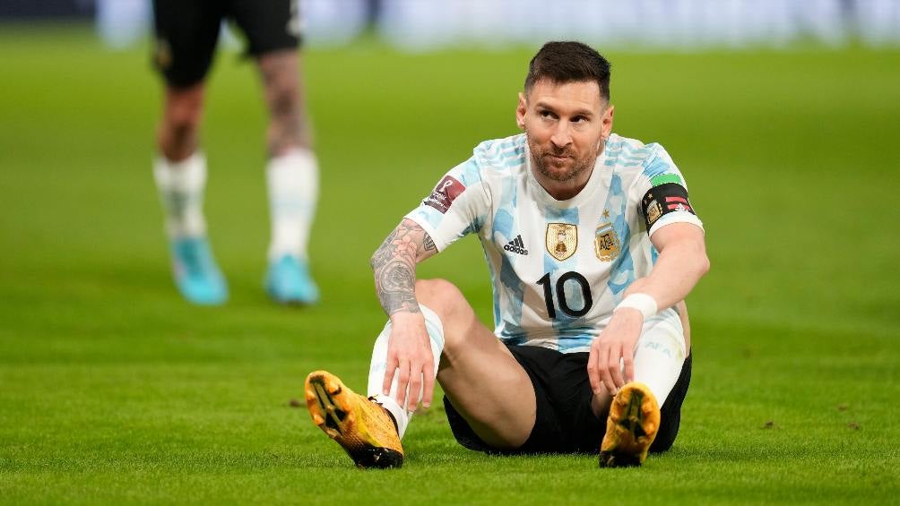 Messi sufrió mucho también con Argentina