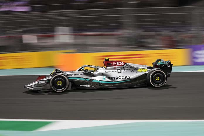 Hamilton at the Saudi Arabian Grand Prix 