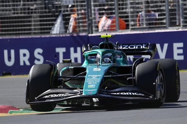 Sebastian Vettel en la FP1 de Australia 