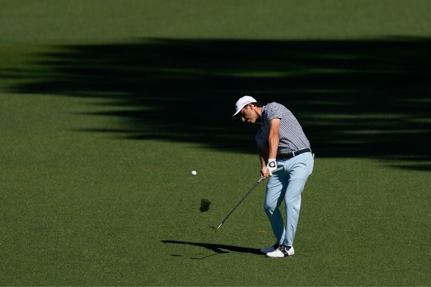 Abraham Ancer durante el Masters de Augusta