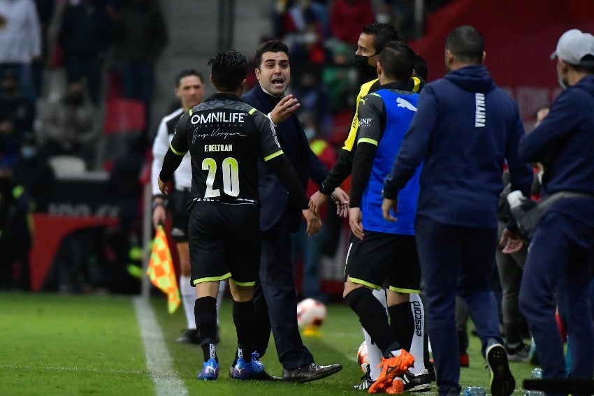 Leaño tras ser expulsado vs Toluca