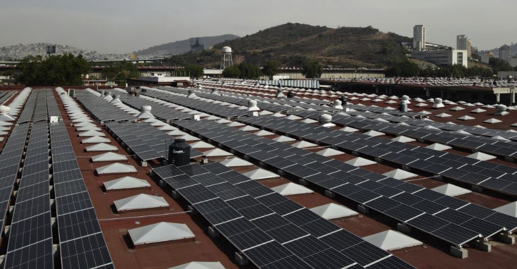 Páneles solares en la CDMX