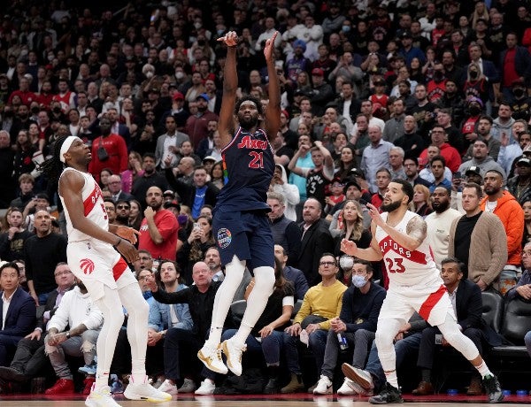 76ers de Filadelfia vs Raptors de Toronto