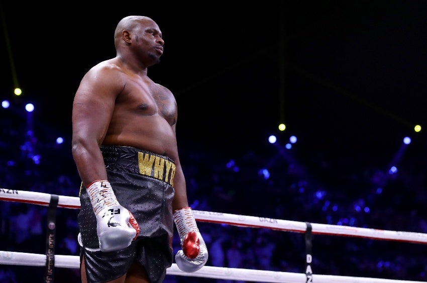 Dillian Whyte calentó la pelea vs Tyson Fury