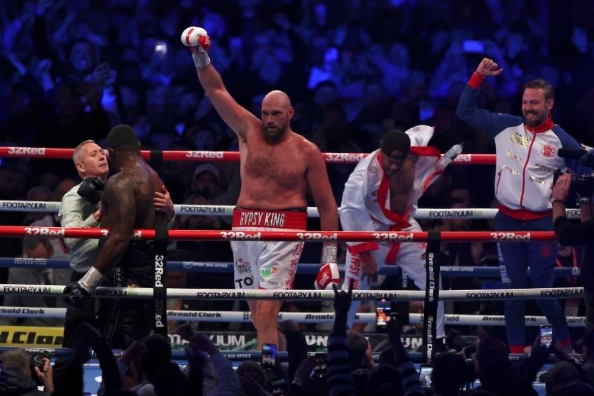 Fury tras derrotar a Whyte