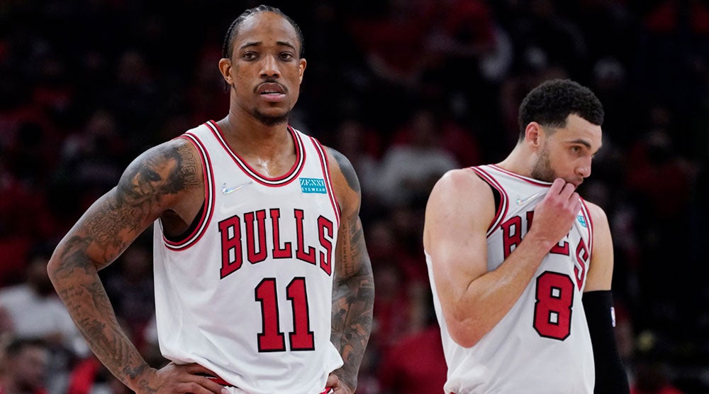 Jugadores de los Bulls, en lamento