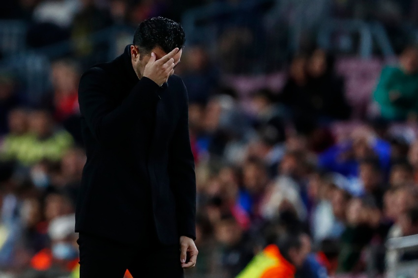 Xavi tras la derrota del Barcelona