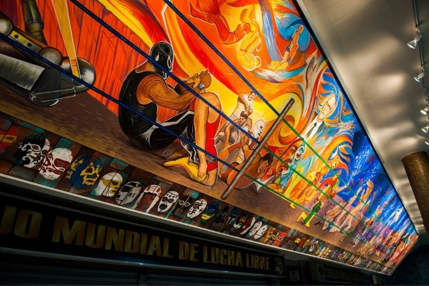 Mural en la Arena México