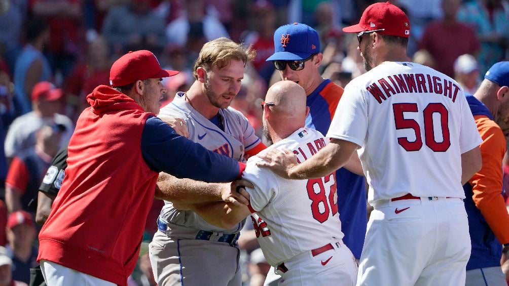 Cardinals y Mets protagonizaron altercado en el Busch Stadium