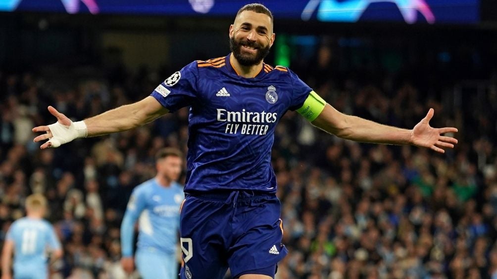 Benzema en el juego con el Madrid 