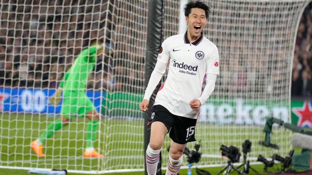 Kamada le dio el triunfo al Eintracht Frankfurt