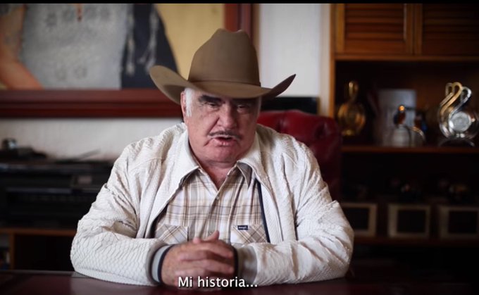 Vicente Fernández en el tráiler de su bioserie