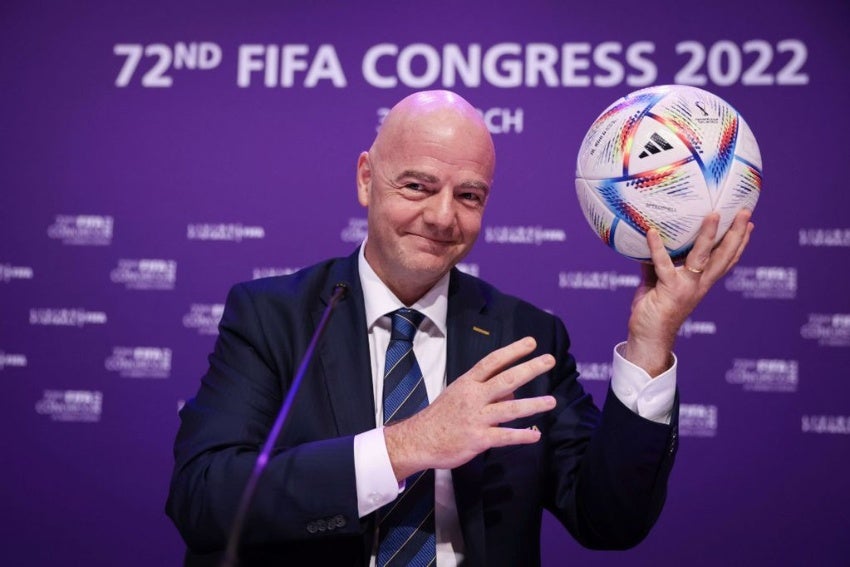 Gianni Infantino, presidente de la FIFA