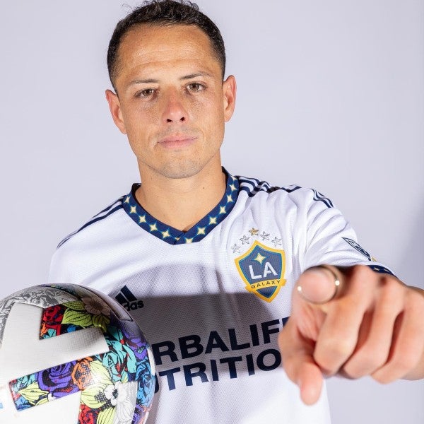 Chicharito Hernández con el Galaxy