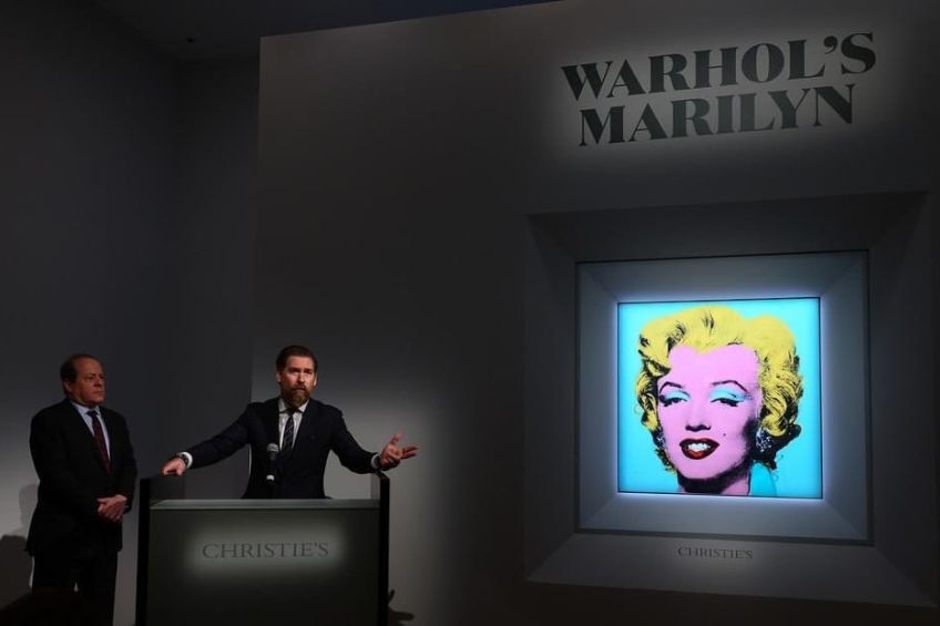 Subasta del cuadro de Marilyn Monroe