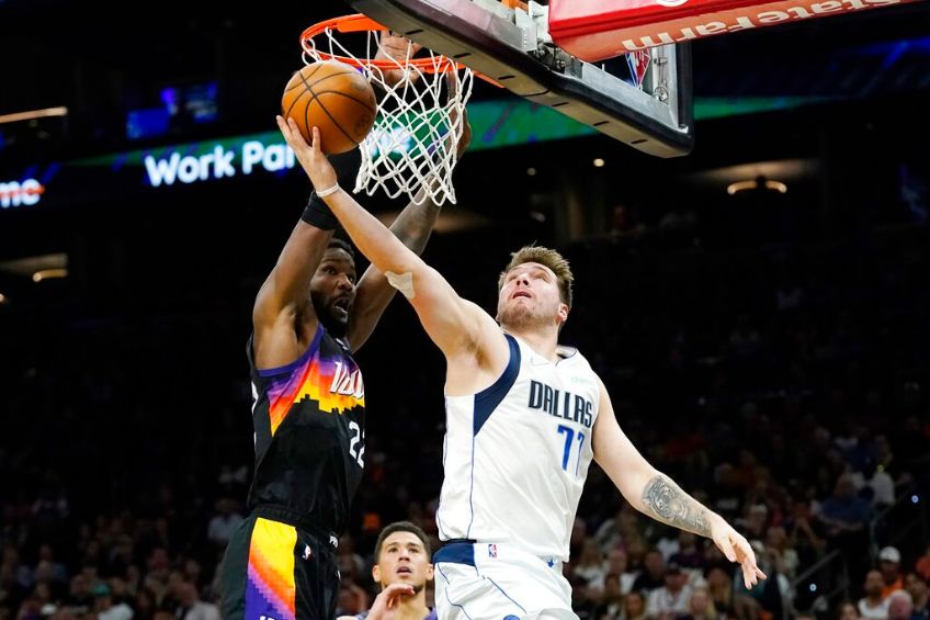 Luka Doncic durante el partido