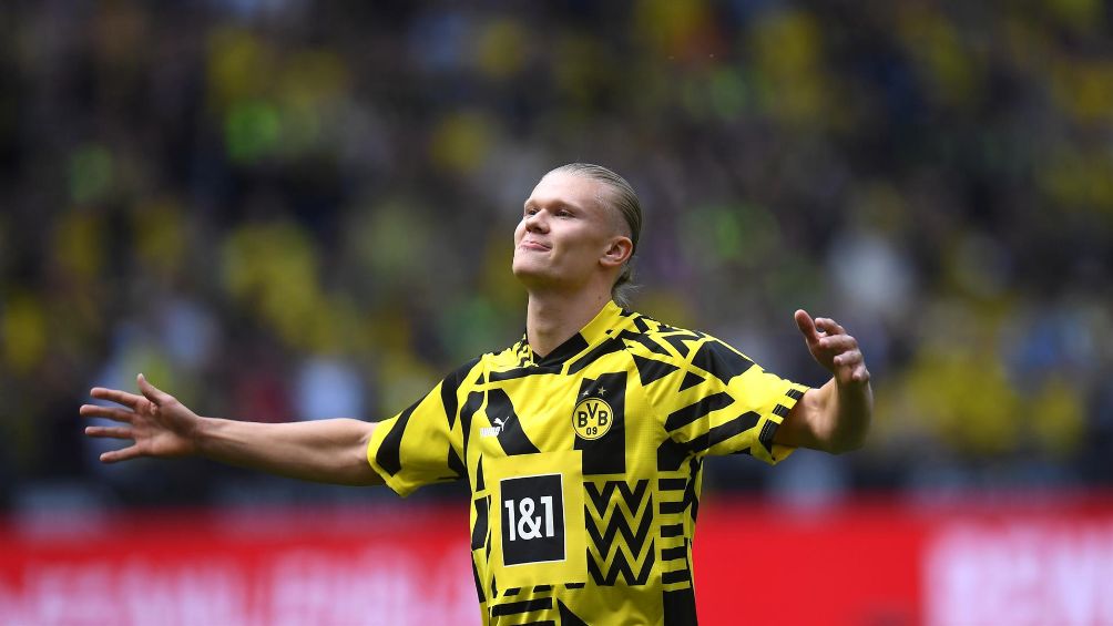 Haaland se fue como goleador en el Dortmund