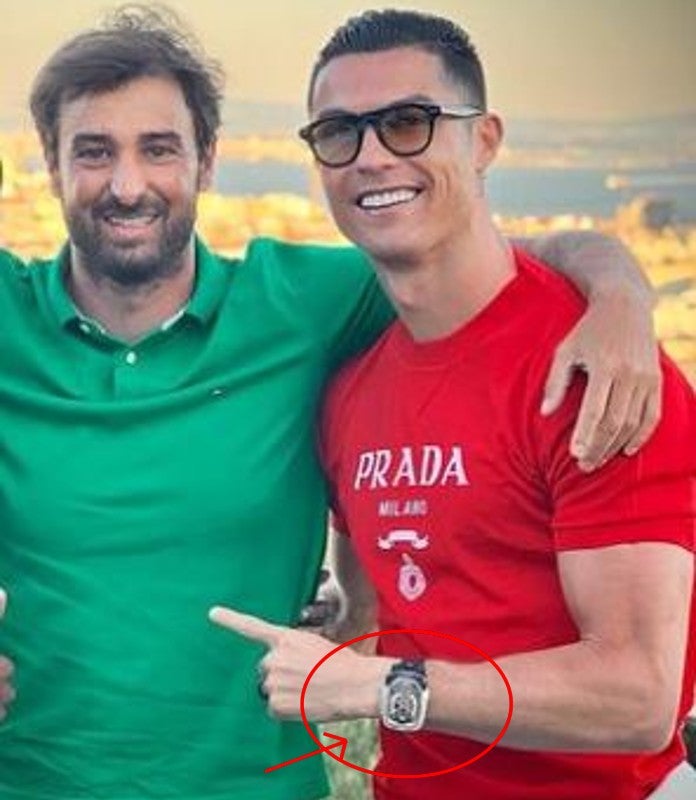 El nuevo reloj de Cristiano