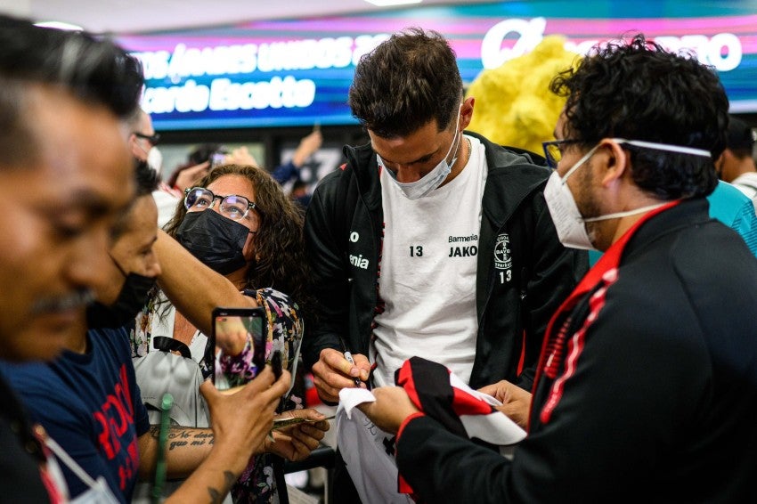 Llegada del Bayer Leverkusen a CDMX