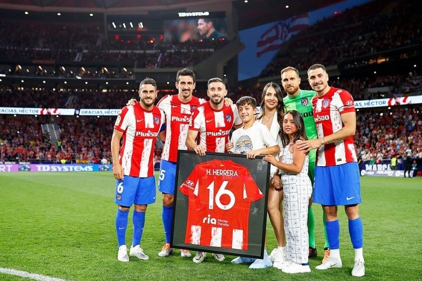 Héctor Herrera en su homenaje