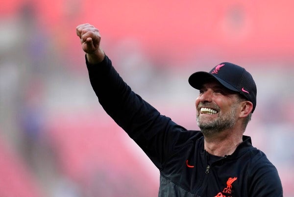 Jurgen Klopp celebra al final de la final de la Copa FA