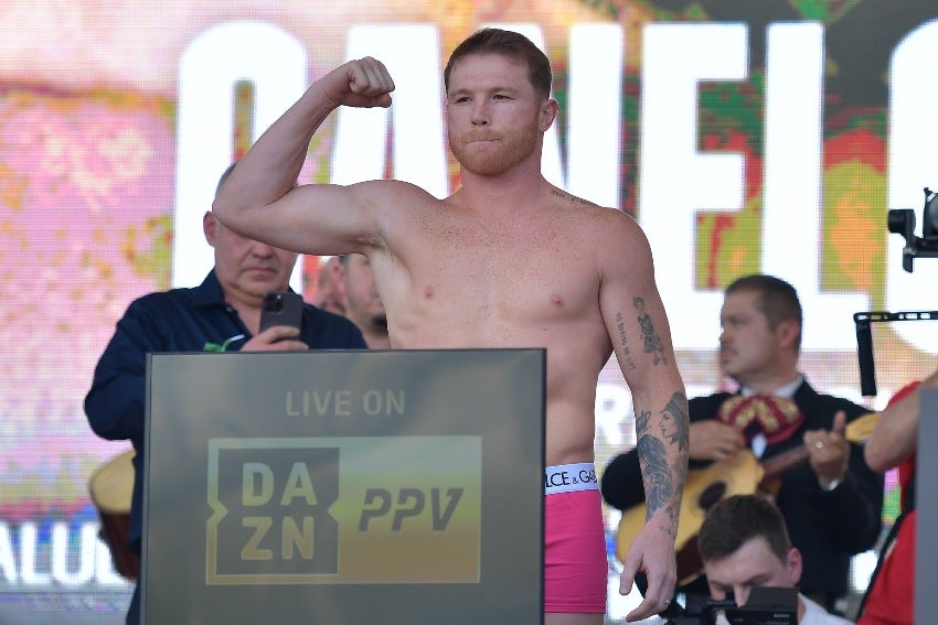 Canelo Álvarez previo a la pelea vs Bivol