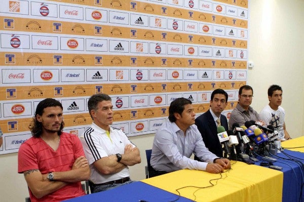 Fernando Ortiz, Héctor González Iñarritu, Daniel Guzmán, Santiago Martínez con Tigres