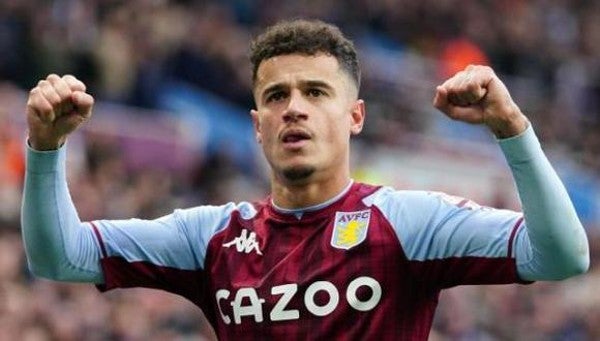 Phillippe Coutinho en el Aston Villa